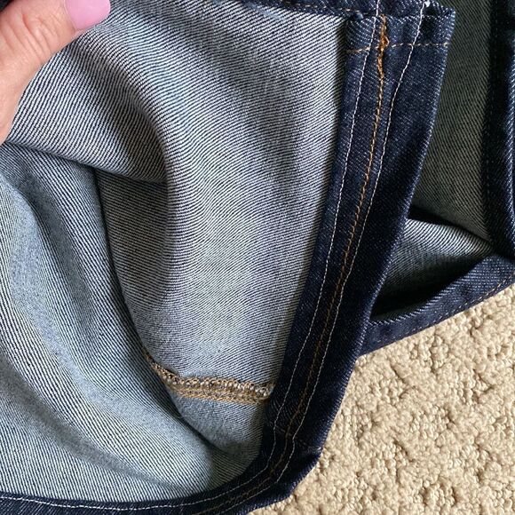 BLDWN Vented Hi Rise Skinny Jean Abyss Blue Dark Wash Size 29 - Picture 15 of 16